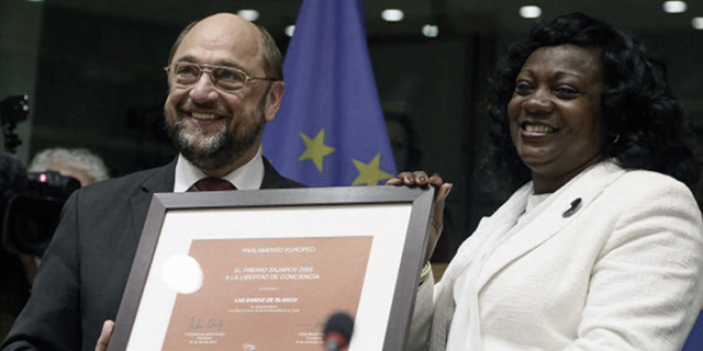 Ocho años después, las Damas de Blanco recogen el Premio Sájarov