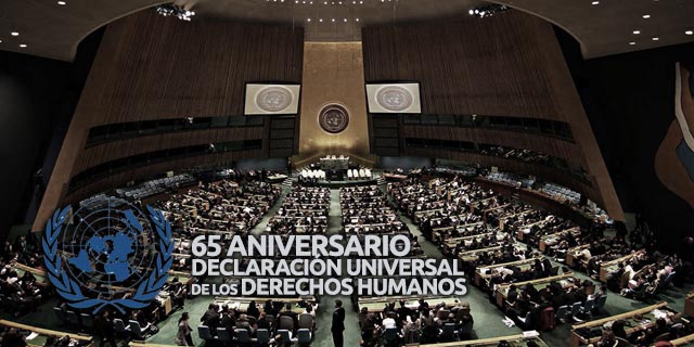 Invitación a 65º ANIVERSARIO DE LA DECLARACIÓN UNIVERSAL DE LOS DERECHOS HUMANOS