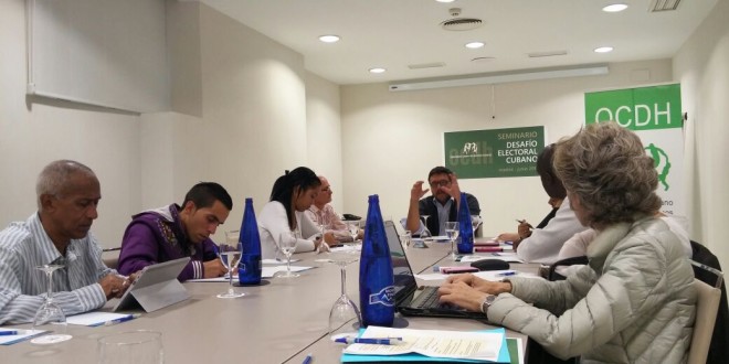 SEMINARIO “Desafío electoral cubano” en Madrid