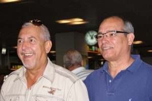 Raúl Risco con Alejandro González Raga, Director Ejecutivo del OCDH.