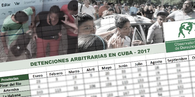Más de 1800 detenciones arbitrarias desde enero de 2017